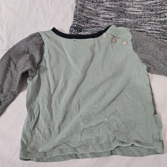 Set Of 3 Assorted Baby Shirts By 7 For All Mankind  Sizes 12M & 18M Mixed - Picture 11 of 11